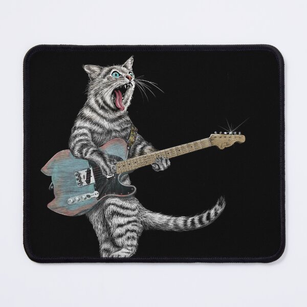Item preview, Buskers - Electric Guitar Cat designed and sold by oz10.