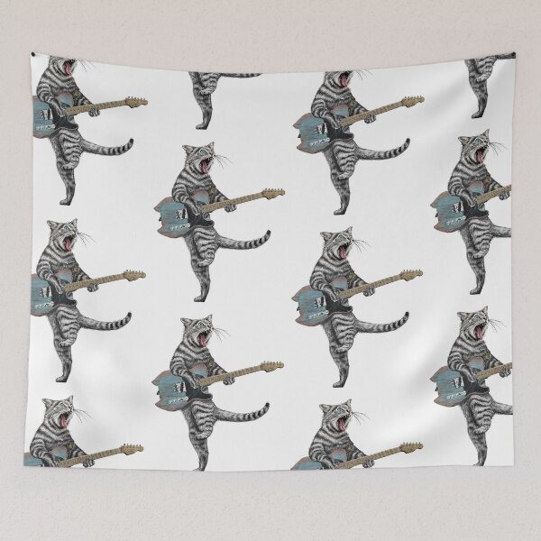 Item preview, Buskers - Electric Guitar Cat designed and sold by oz10.
