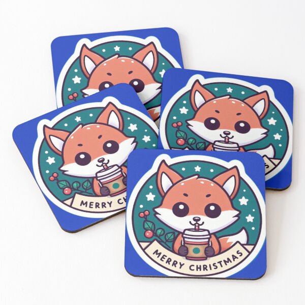 Item preview, christmas fox  designed and sold by yrniino.