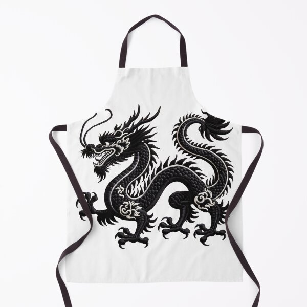 Item preview, Black Dragon with White Details Chinese Style Fantasy Beast designed and sold by kylmllr101684.