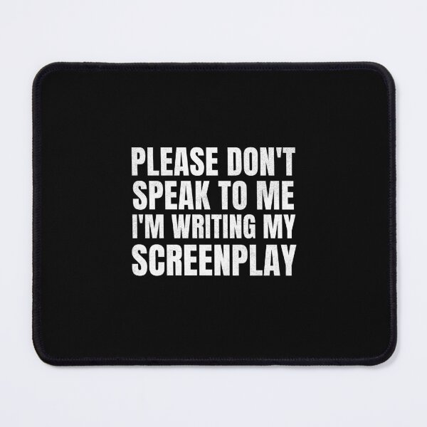Item preview, Funny text message for Screenwriters Writing - plain designed and sold by hidden-design.
