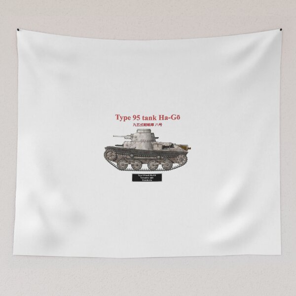 Item preview, Japanese tank Ha-Go in winter camo, unknown unit, Manchuria designed and sold by marwaj1967.
