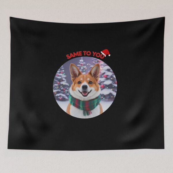 Item preview, Dog lovers line. Funny Corgie for christmas gifts. Merry christmas. Same to you designed and sold by TotalBest.