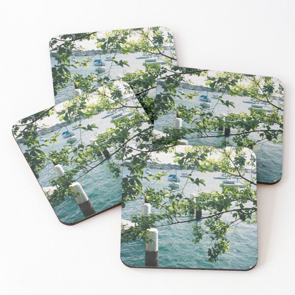 Item preview, Harbour Haven: Sydney Dock Through Tree Branches Film Photo  designed and sold by HFGjewels.