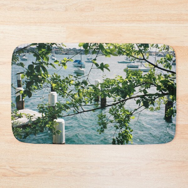 Item preview, Harbour Haven: Sydney Dock Through Tree Branches Film Photo  designed and sold by HFGjewels.