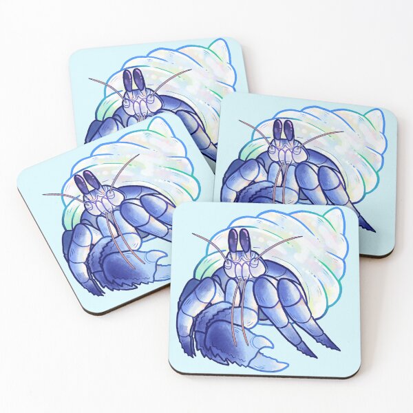 Item preview, Blueberry Hermit Crab designed and sold by Spadefish Art.