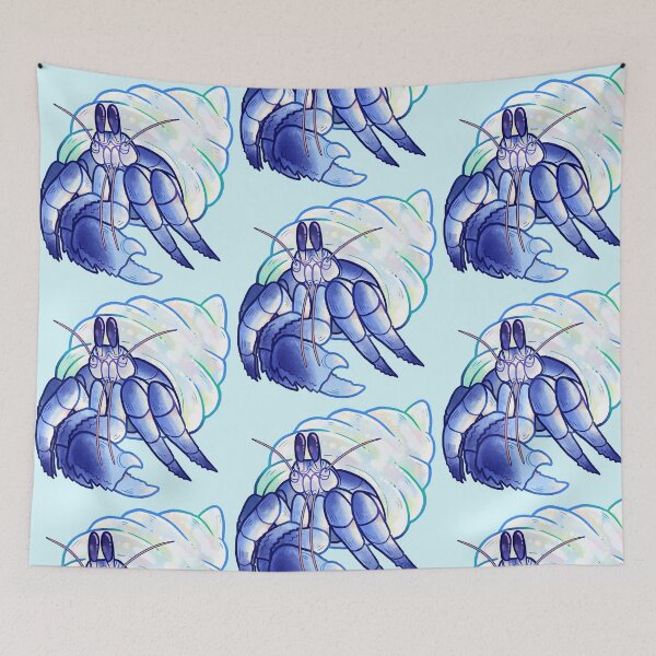 Item preview, Blueberry Hermit Crab designed and sold by Spadefish Art.
