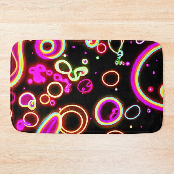 Item preview, Vibrant Neon Glow Pattern designed and sold by Health And Fitness Posts e-Store.