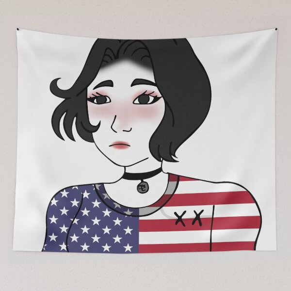 Item preview, Doomer Girl Wojak - United States of America designed and sold by AztecaPixels.