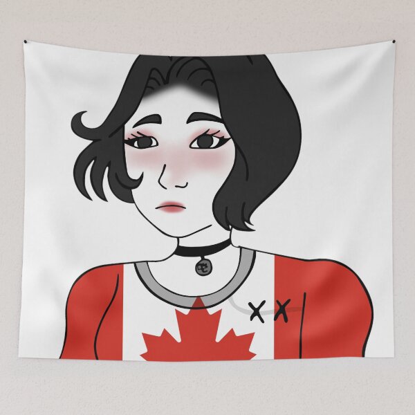 Item preview, Doomer Girl Wojak - Canada designed and sold by AztecaPixels.