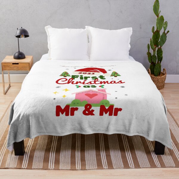 Item preview, Married 2023 First Christmas as Mr and Mr designed and sold by 4TeeToo.