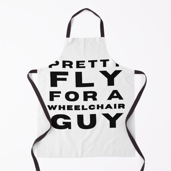 Item preview, Pretty Fly For A WHEELCHAIR Guy (black  text) designed and sold by It's Wheelie Cool.