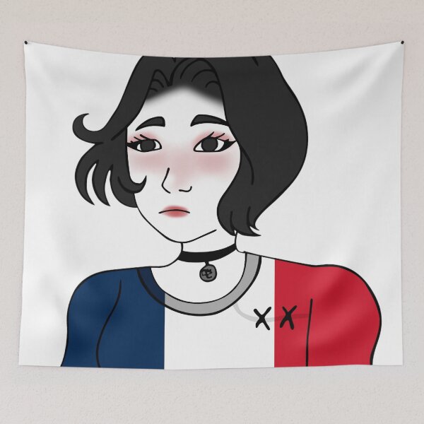 Item preview, Doomer Girl Wojak - France designed and sold by AztecaPixels.