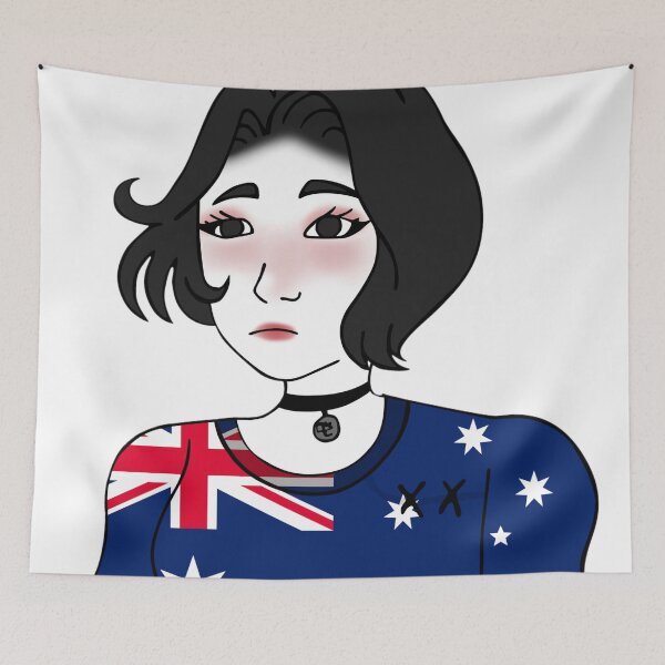 Item preview, Doomer Girl Wojak - Australia designed and sold by AztecaPixels.