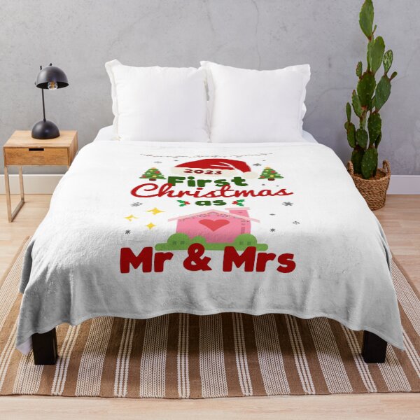 Item preview, Married 2023 First Christmas as Mr and Mrs designed and sold by 4TeeToo.