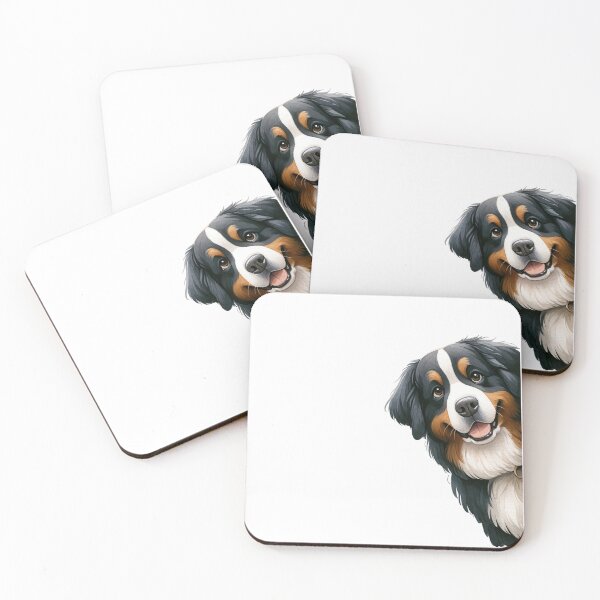Item preview, Peeking Bernese Mountain Dog- White designed and sold by FoxfireStardust.