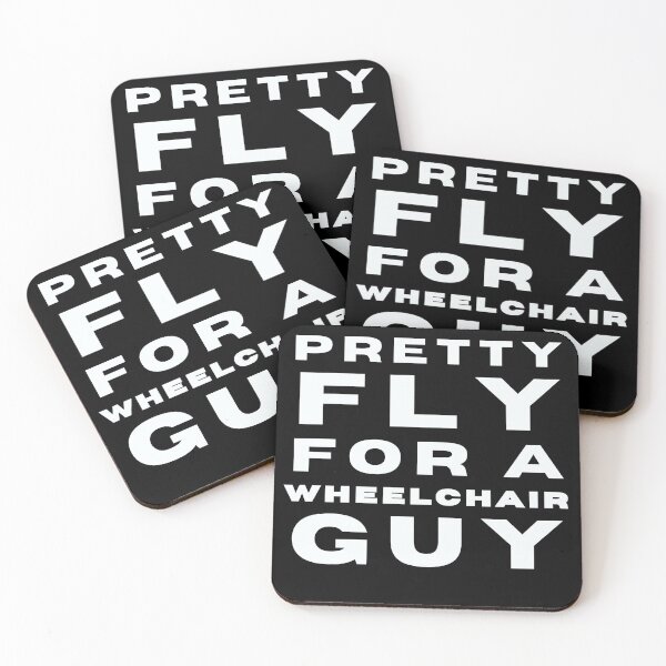 Item preview, Pretty Fly For A WHEELCHAIR Guy (white text) designed and sold by It's Wheelie Cool.