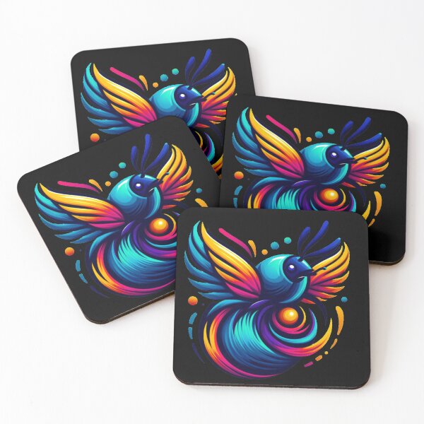 Item preview, Colorful weird bird  designed and sold by MiroArtAbstra.