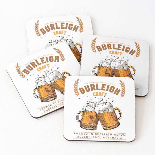 Item preview, Burleigh Heads Beer Craft Poster designed and sold by SunshineSales.