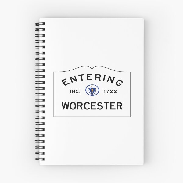 Item preview, Entering Worcester Road Sign - Worcester, Massachusetts designed and sold by SouthShorePics.