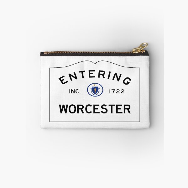 Item preview, Entering Worcester Road Sign - Worcester, Massachusetts designed and sold by SouthShorePics.