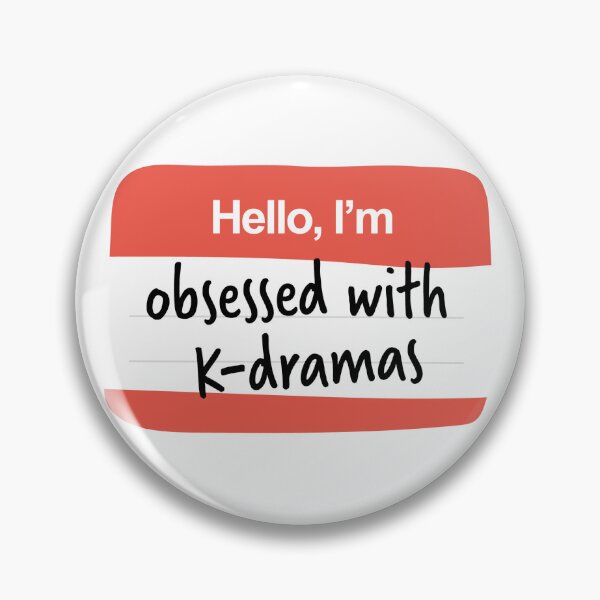Item preview, hello I'm obsessed with k-dramas sticker designed and sold by stylesnspire.