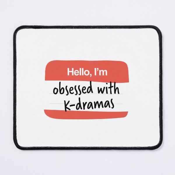 Item preview, hello I'm obsessed with k-dramas sticker designed and sold by stylesnspire.