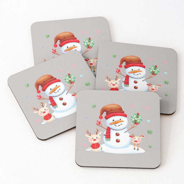 Item preview, Merry Snowman and Bright Baby Reindeers designed and sold by MargaretFasDes.