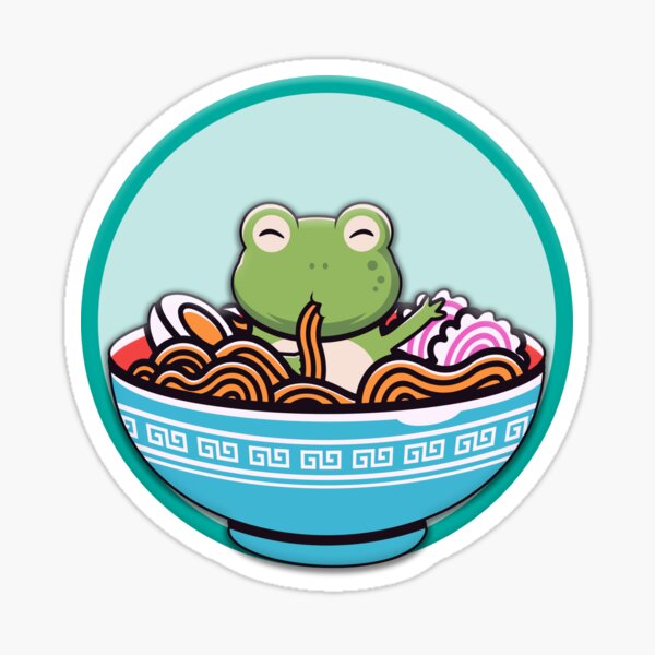 Item preview, Bowls of Ramen Frog designed and sold by franktact.