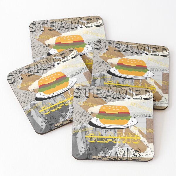 Item preview, Steamed (Clams) Hams designed and sold by WhiteCatGraphic.