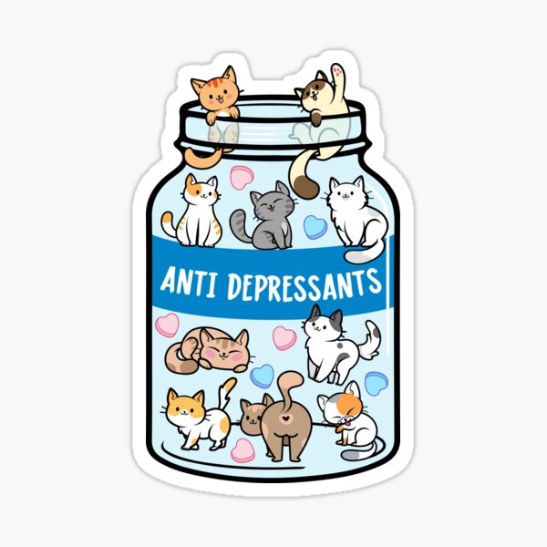 Item preview, Cats best antidepressants designed and sold by Markysha.