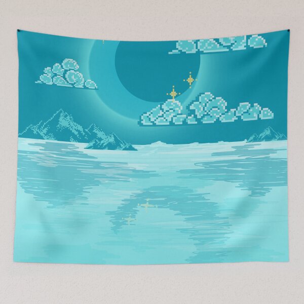 Item preview, Waves from a Digital Sky designed and sold by WhiteCatGraphic.