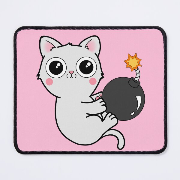 Item preview, Kitty With a Ball of YaaAAAAA!!! - Explosives Expert Cat Playing with Bomb designed and sold by Cali Draws Things.