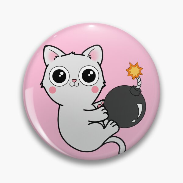 Item preview, Kitty With a Ball of YaaAAAAA!!! - Explosives Expert Cat Playing with Bomb designed and sold by Cali Draws Things.
