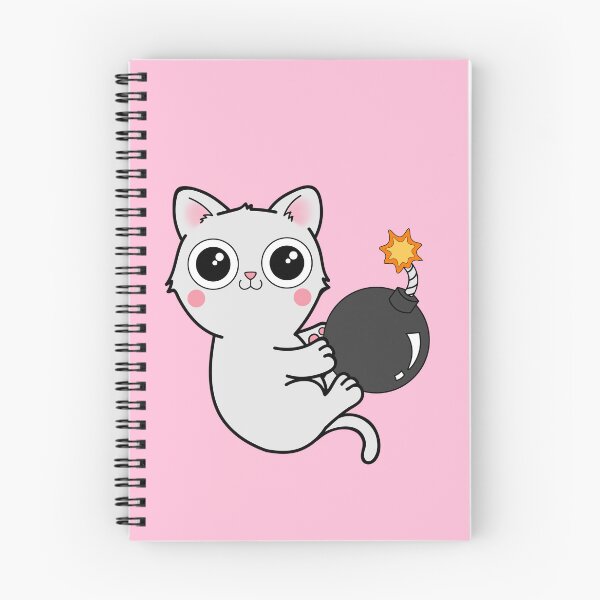 Item preview, Kitty With a Ball of YaaAAAAA!!! - Explosives Expert Cat Playing with Bomb designed and sold by Cali Draws Things.