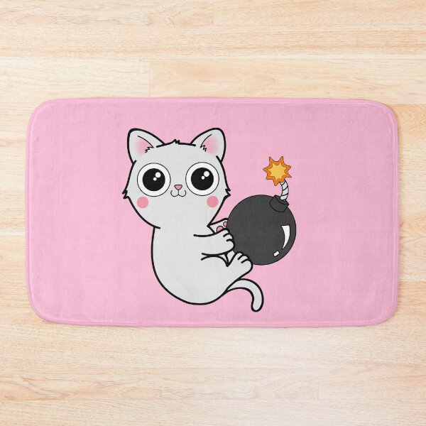 Item preview, Kitty With a Ball of YaaAAAAA!!! - Explosives Expert Cat Playing with Bomb designed and sold by Cali Draws Things.