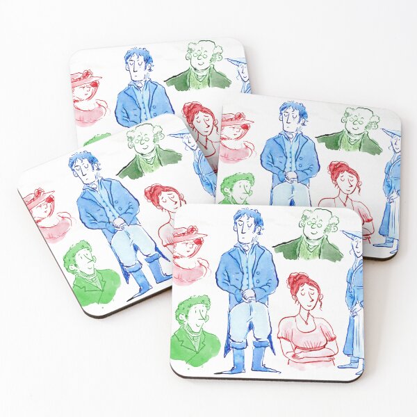 Item preview, Pride and Prejudice Characters designed and sold by finnsorsbie.