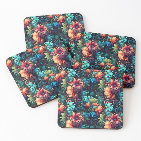 Item preview, Kaleidoscopic Floral Fusion designed and sold by PatentedPrints.