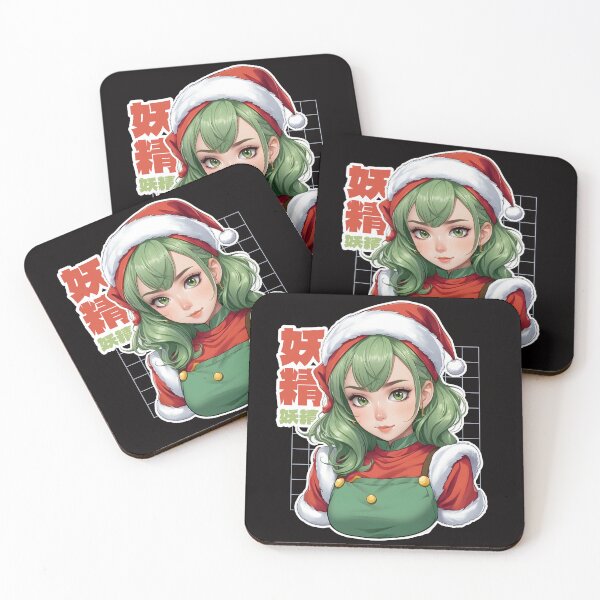 Item preview, Anime Elf Joy Jovial Festive Cheer - Spread Holly Jolly Magic designed and sold by DrawHandArt.