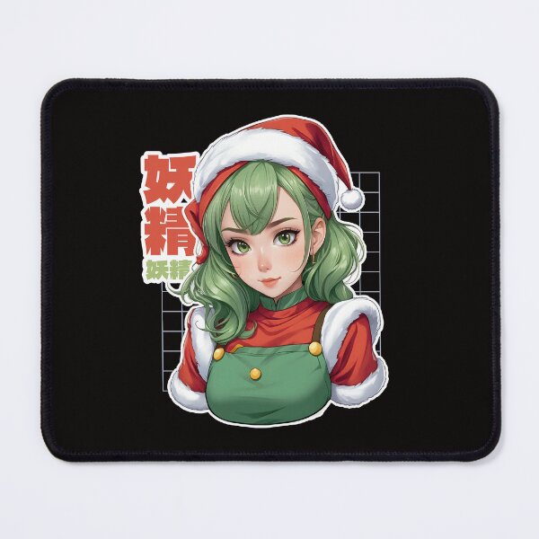Item preview, Anime Elf Joy Jovial Festive Cheer - Spread Holly Jolly Magic designed and sold by DrawHandArt.