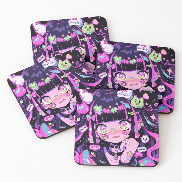 Item preview, Kawaii Playful Pastel Anime Girl designed and sold by bubblegoth.
