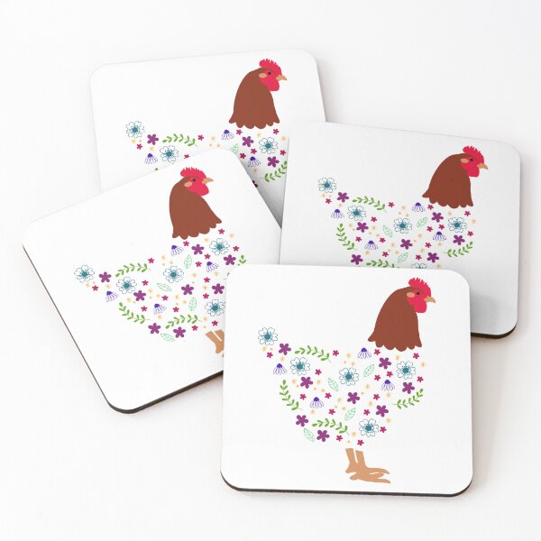 Item preview, Flower Chicken designed and sold by CoraBr.