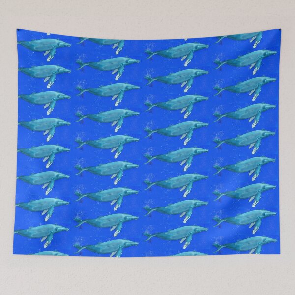 Item preview, Hump Back Whale in the water designed and sold by mfraysher.