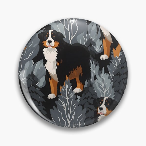 Item preview, William Morris-Inspired Bernese Mountain Dog Fusion designed and sold by cleverEndeavor.