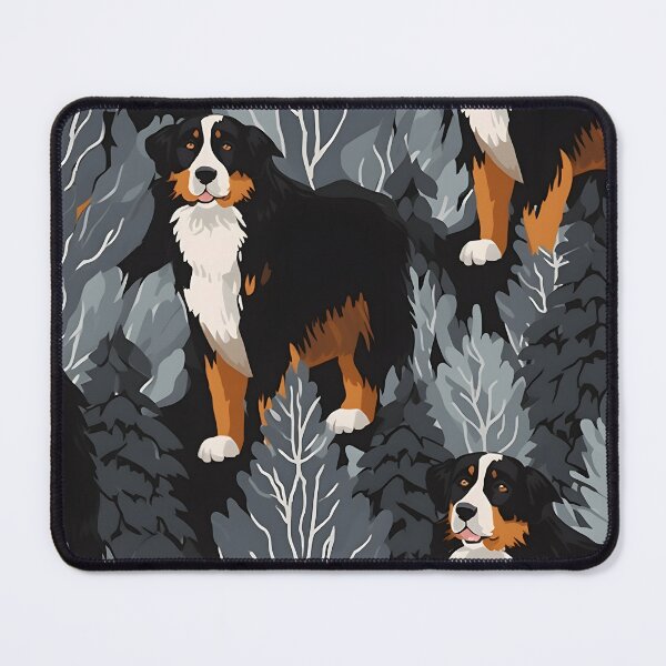 Item preview, William Morris-Inspired Bernese Mountain Dog Fusion designed and sold by cleverEndeavor.
