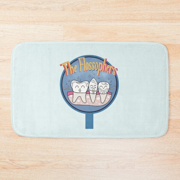 Item preview, Folossophers Trio: Teeth with a Twist! dental funny design sticker designed and sold by Midastic.