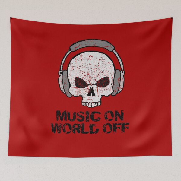 Item preview, Music on, world off  designed and sold by drizzd.
