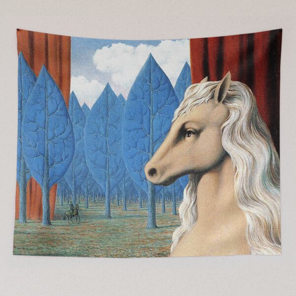 Item preview, the hors by René Magritte paintings, Rene magritte Poster, rene magritte Vintage Art, rene magritte  Abstract Poster designed and sold by Amy-Hamilton.