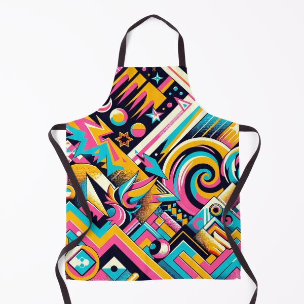 Aperçu de l'œuvre Revive the 80s with Vibrant Retro and Vintage Pattern Designs créée et vendue par The-Library.