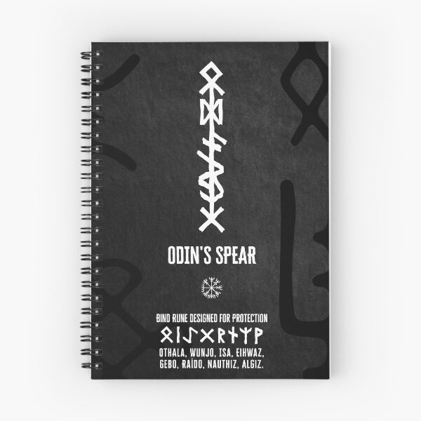 Artikelvorschau, ELDER FUTHARK „ODIN'S SPEAR“ – BINDE RUNE zum SCHUTZ | POSTER entworfen und verkauft von SALENTOmadness.